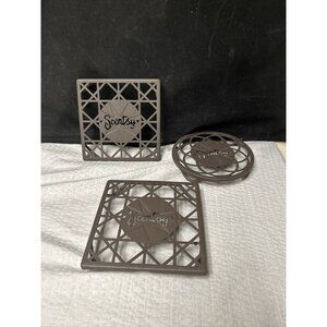 Scentsy Square & Round Warmer Stand Trivet 5" Metal Bronze